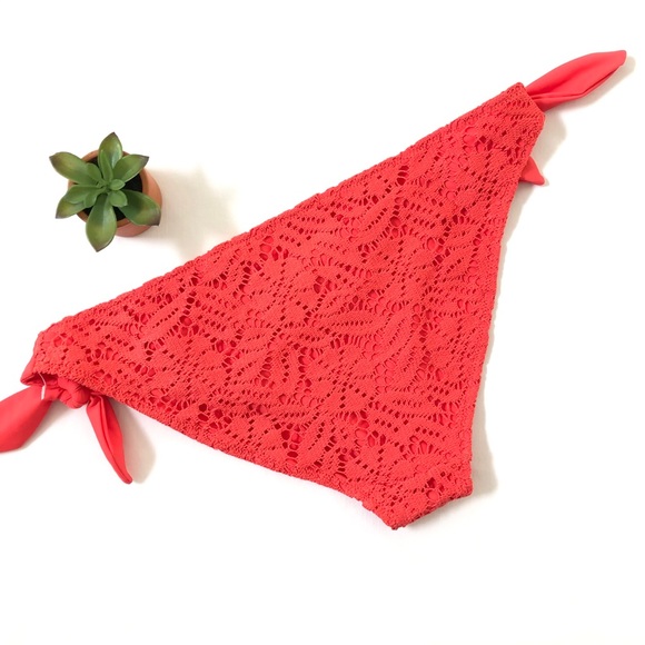 Hollister orange crochet bikini - medium - Picture 2 of 4